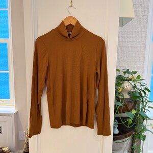Aritzia (Wilfred) warm brown turtleneck